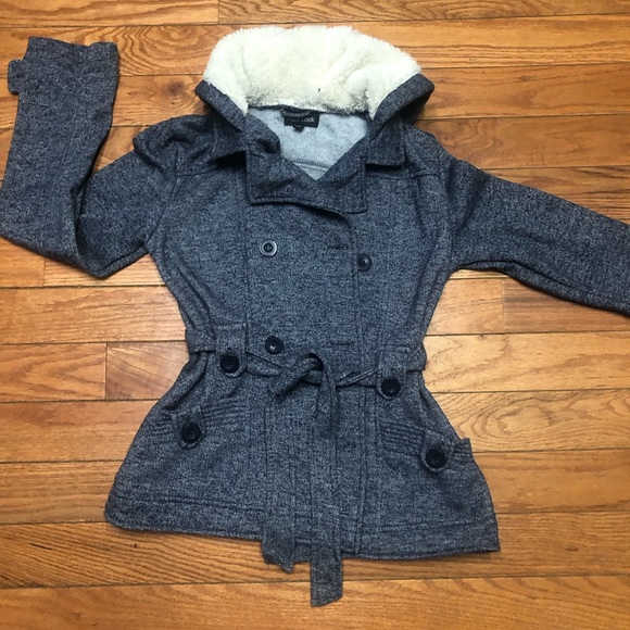 Small blue wash pea coat jacket - Picture 8 of 10